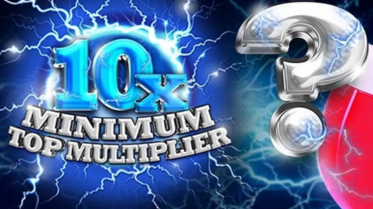 Tampilan antarmuka permainan slot 10x Minimum Top Multiplier