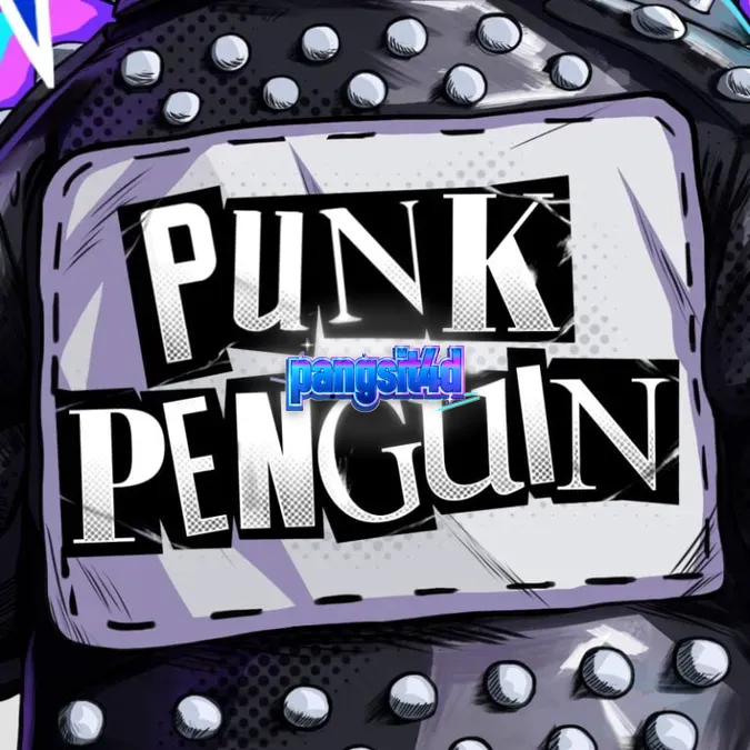 Pemandangan panggung konser punk dalam slot Punk Penguin