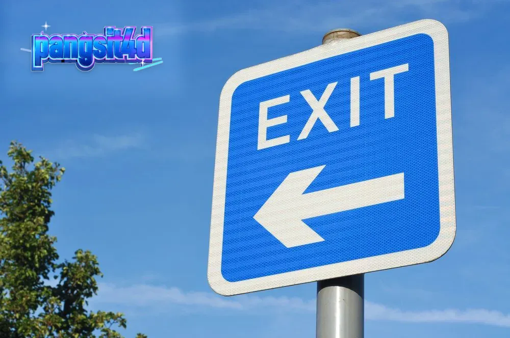 Papan tanda peringatan penutupan layanan kasino daring